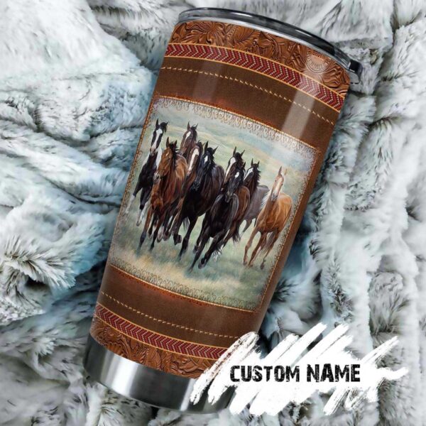 Horse Native American Personalized Tumbler Product Photo 2