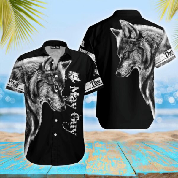 May Guy Wolf Hawaiian Shirt Product Photo 1