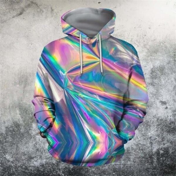 Rainbow Reflection 3d hoodie Product Photo 1