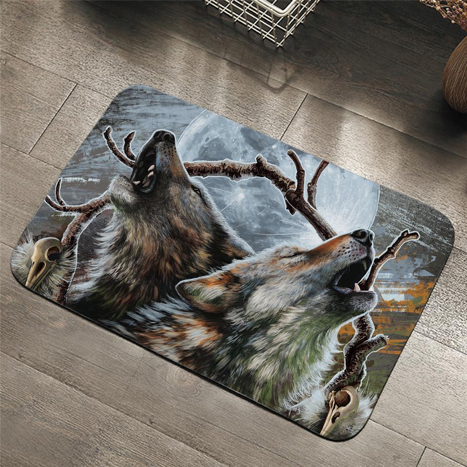 Wolfhowl Easy Clean Welcome Doormat Product Photo 1